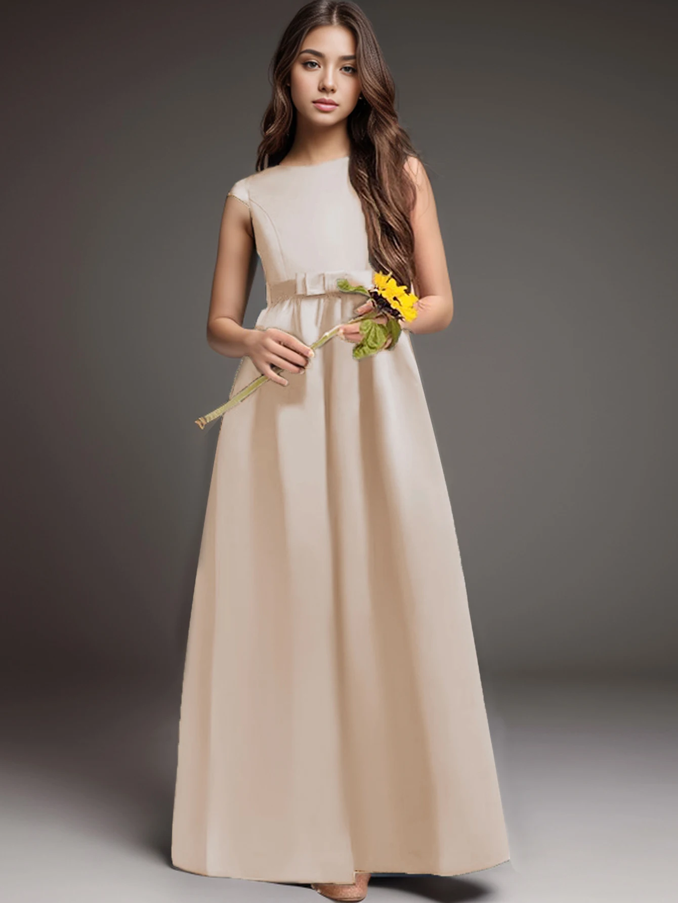Girls' Open-Back Formal Dress — Image 18