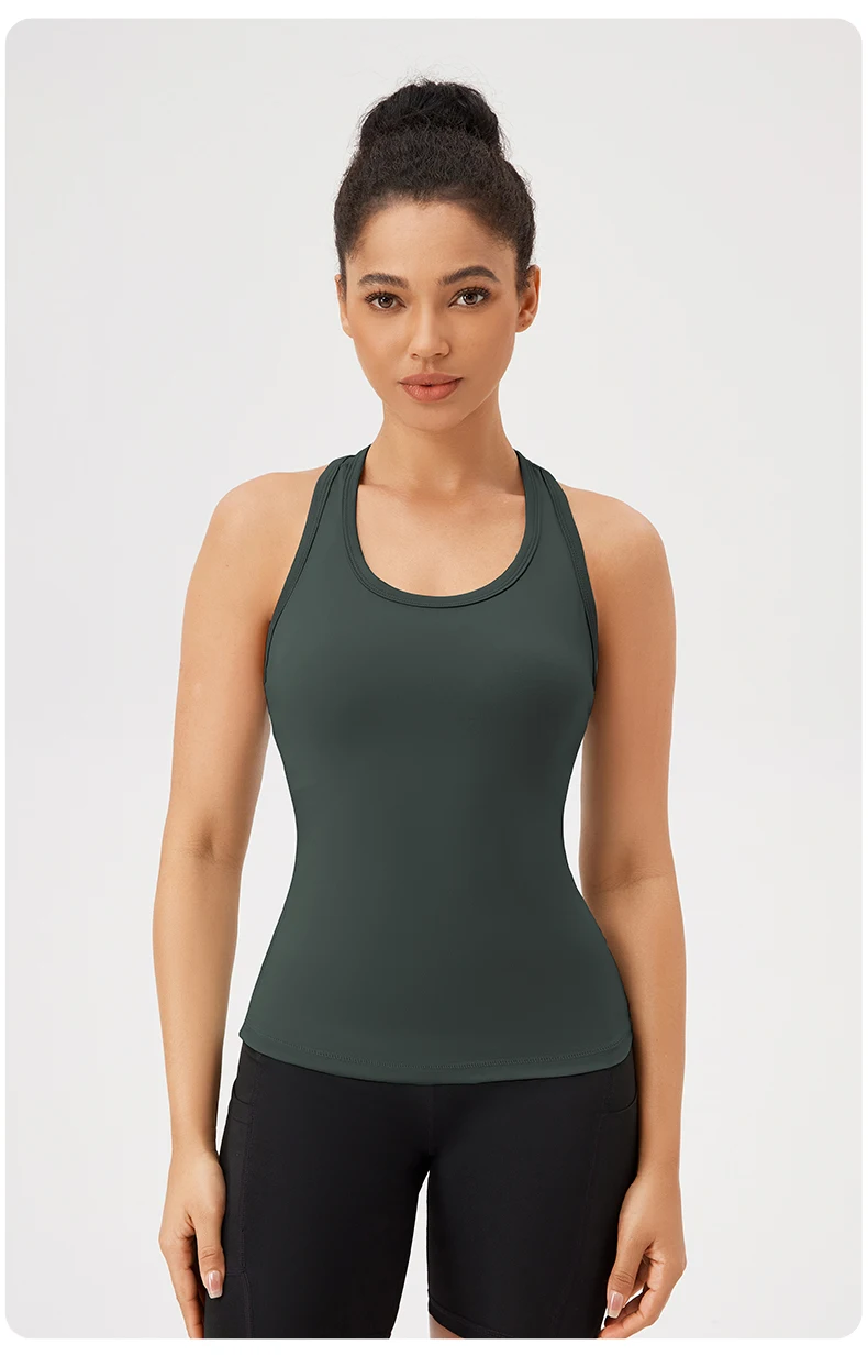 Sleeveless Yoga Fitness Shirt — Image 20