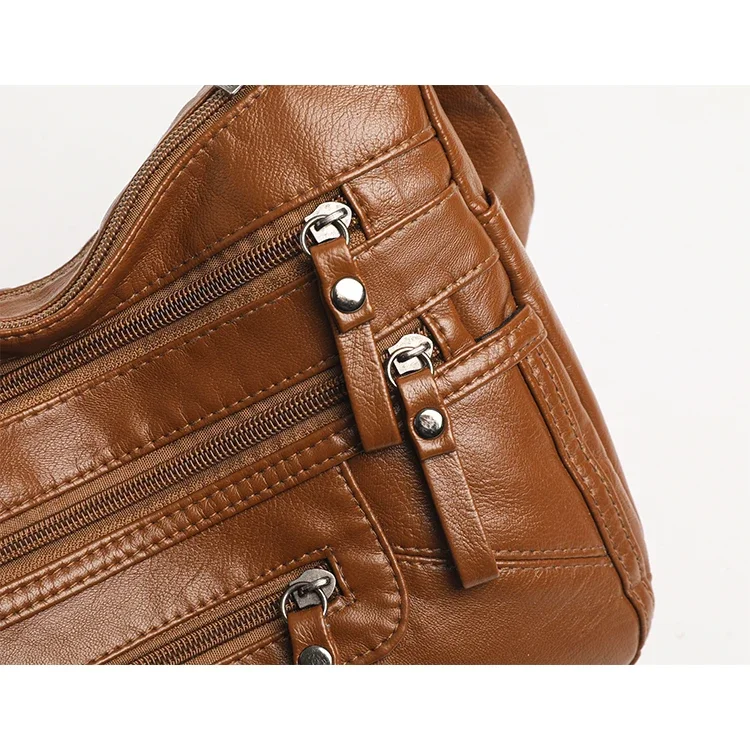 Adjustable Leather Crossbody Bag — Image 10