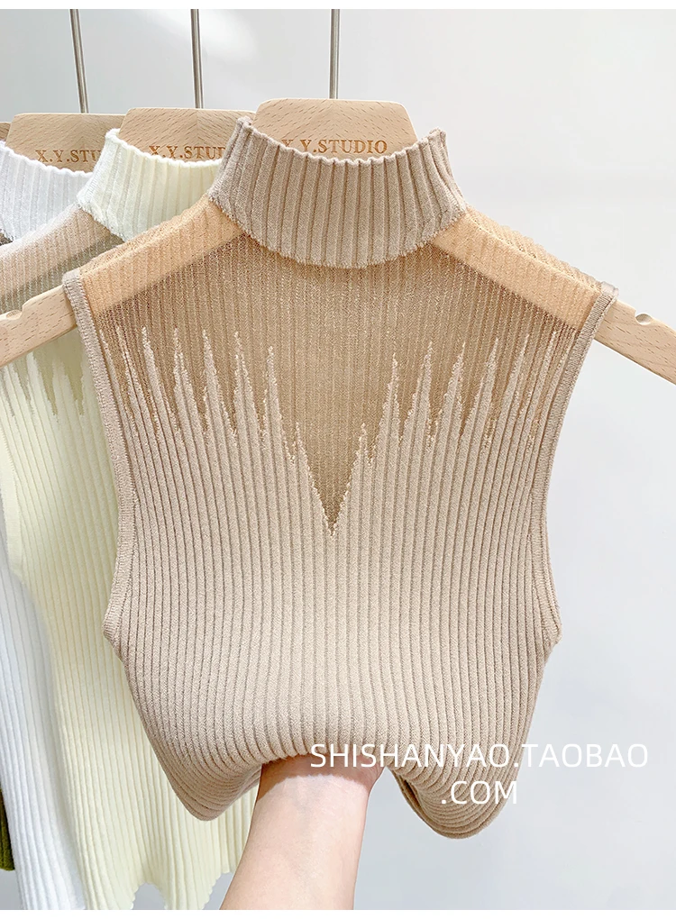 Knitted Mesh Tank Top — Image 21