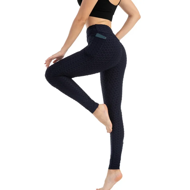 Stretchy Gym Leggings with Pocket — Image 17