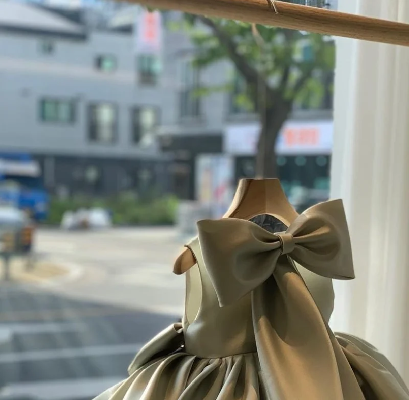 Baby Dress with Bow — Image 13