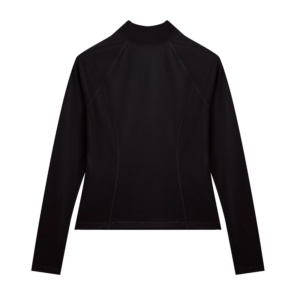 Solid Long Sleeve Set with Zipper — Image 11