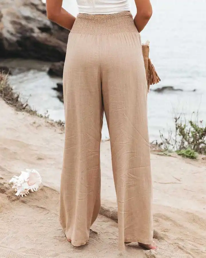 Casual Beach Pants with Drawstring — Image 24