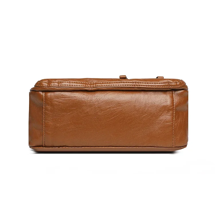 Adjustable Leather Crossbody Bag — Image 3