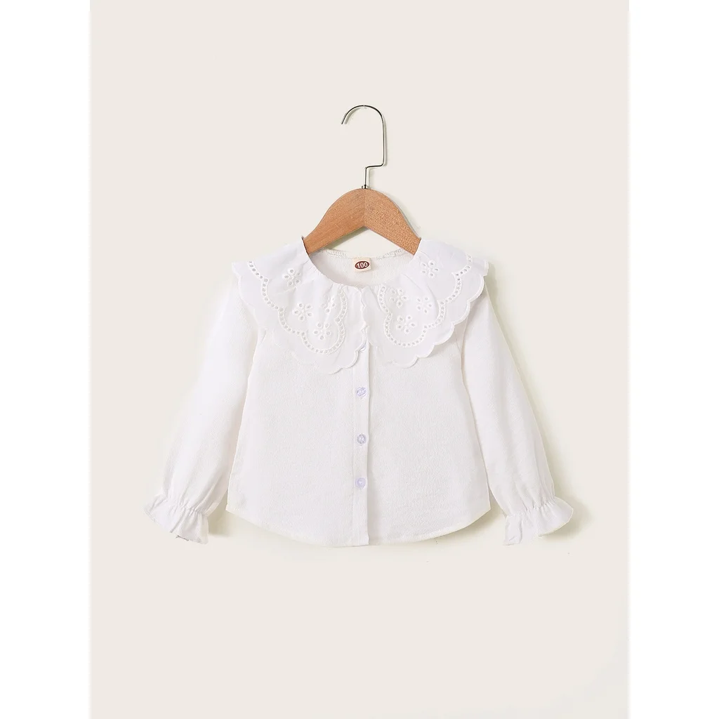 Girls' Lace Long Sleeve Autumn Top — Image 6