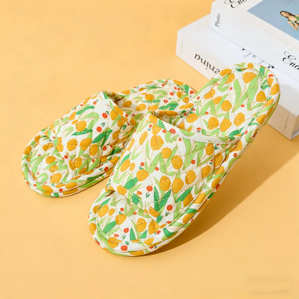 Floral Cotton Summer Slippers — Image 5