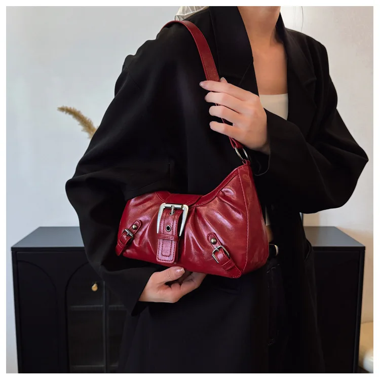 Retro Large-Capacity Pleated Bag — Image 14