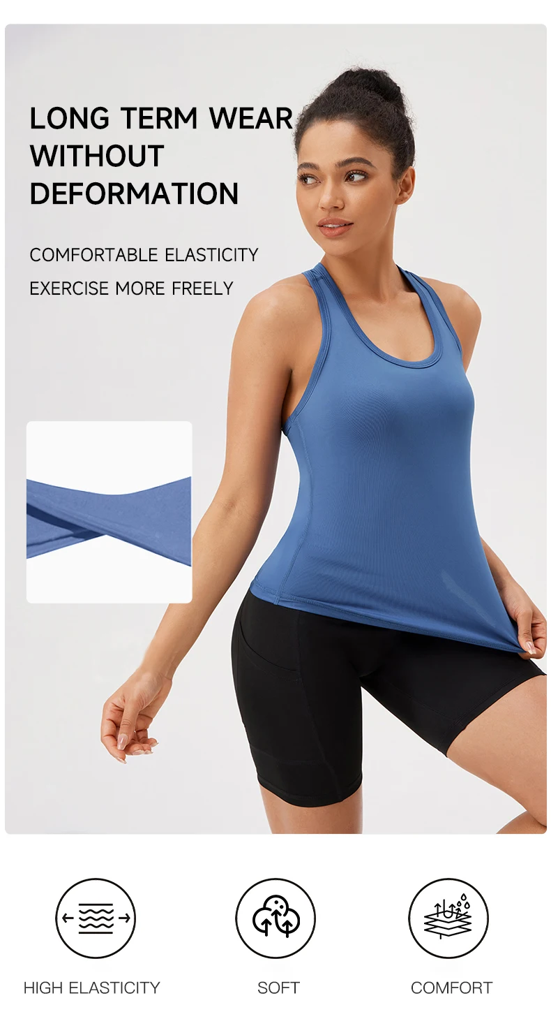 Sleeveless Yoga Fitness Shirt — Image 5