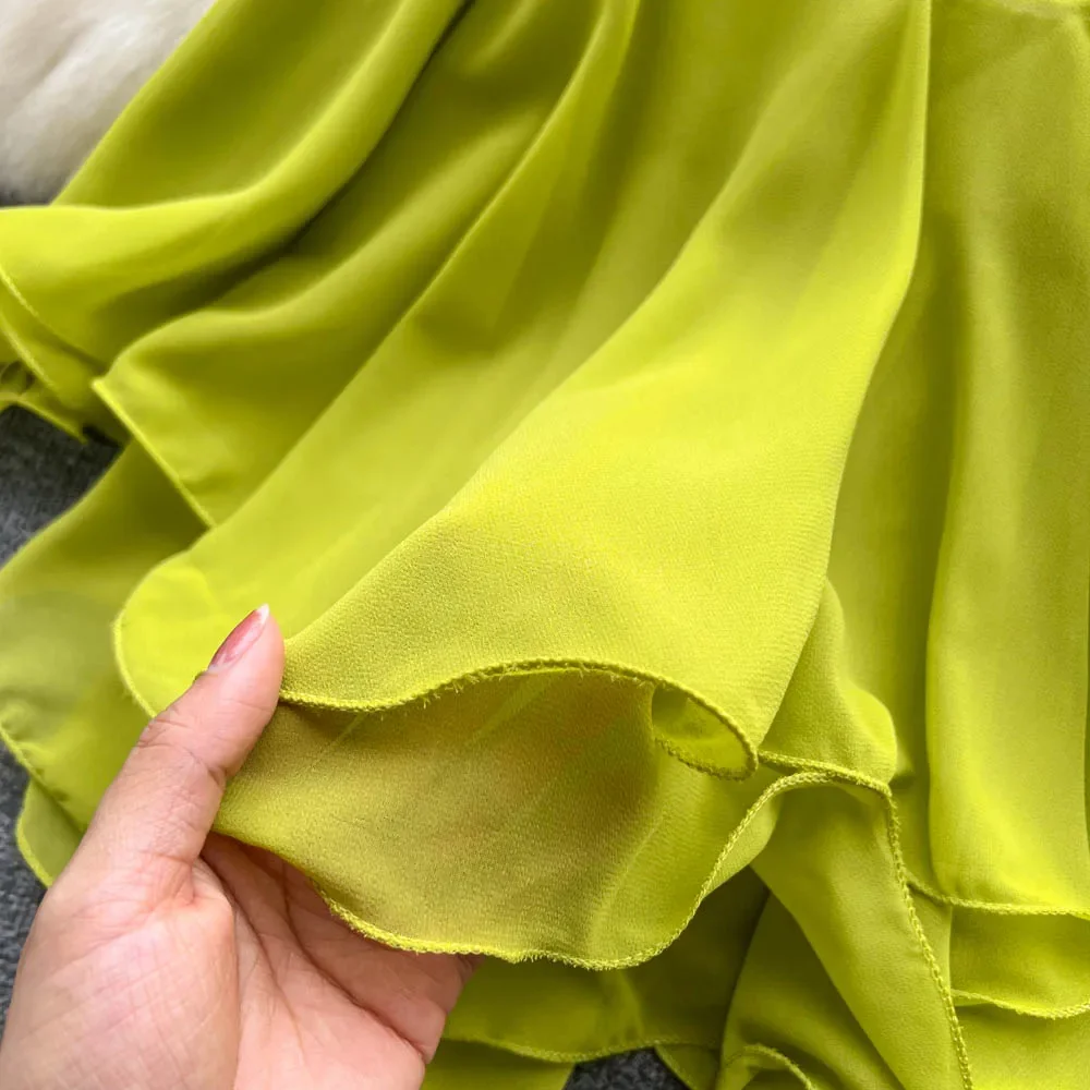 Sleeveless Ruffled Summer Crop Top — Image 17