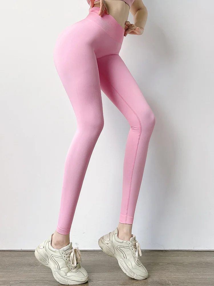 Solid High-Waisted Leggings — Image 13