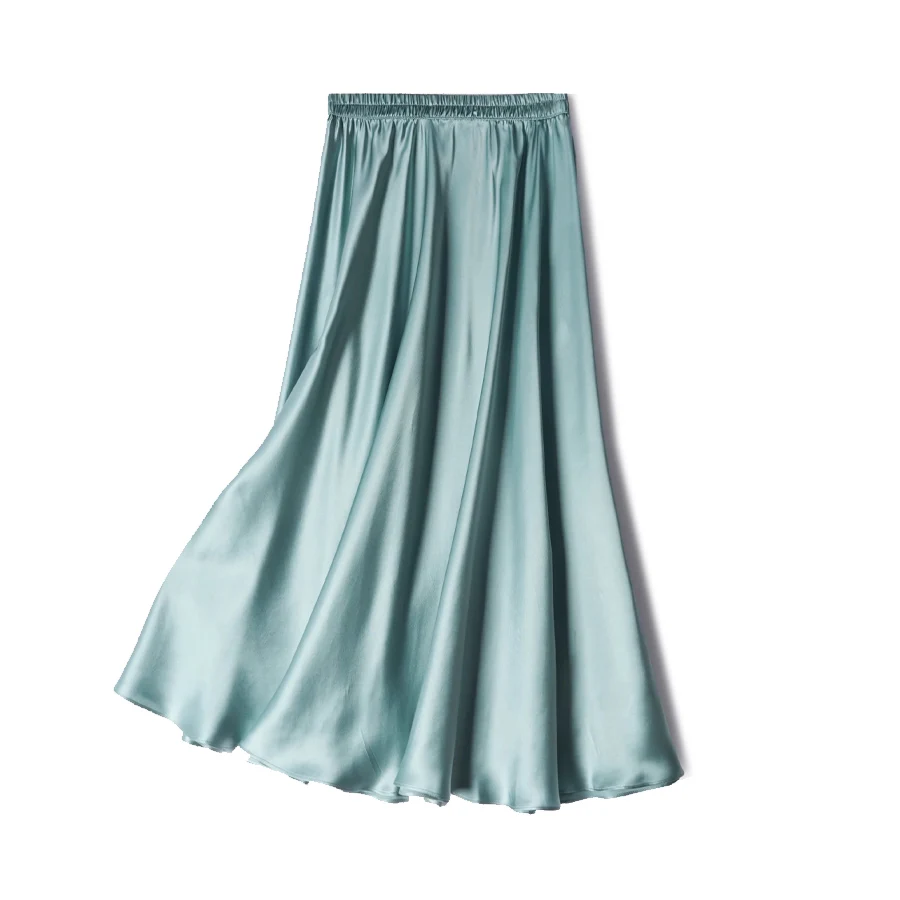 Silk Pleated Skirt — Image 12