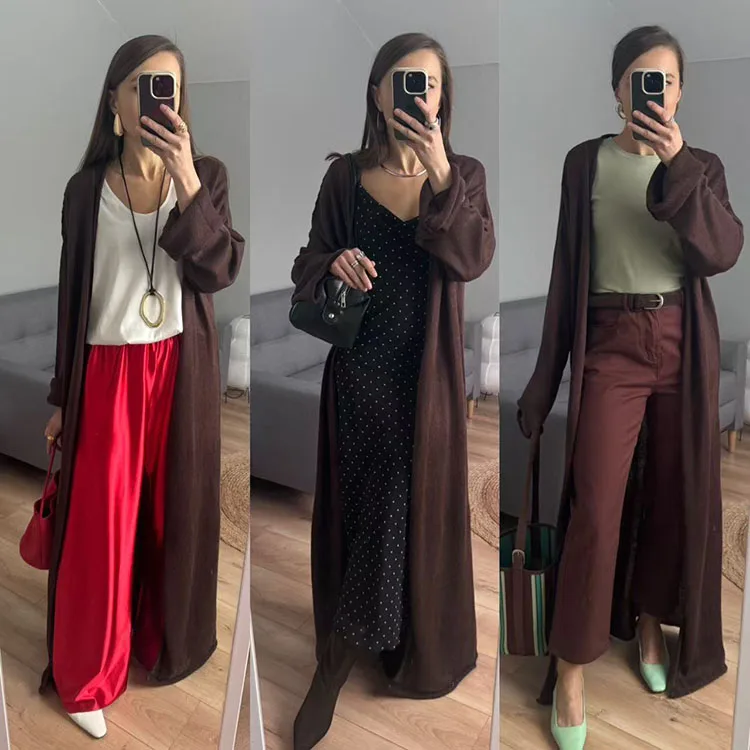 Oversized Summer Long Cardigan