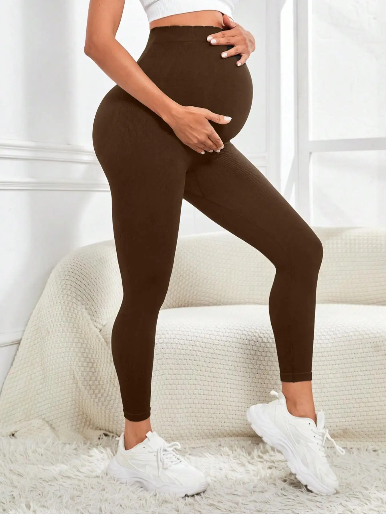 Maternity High-Waisted Leggings — Image 24