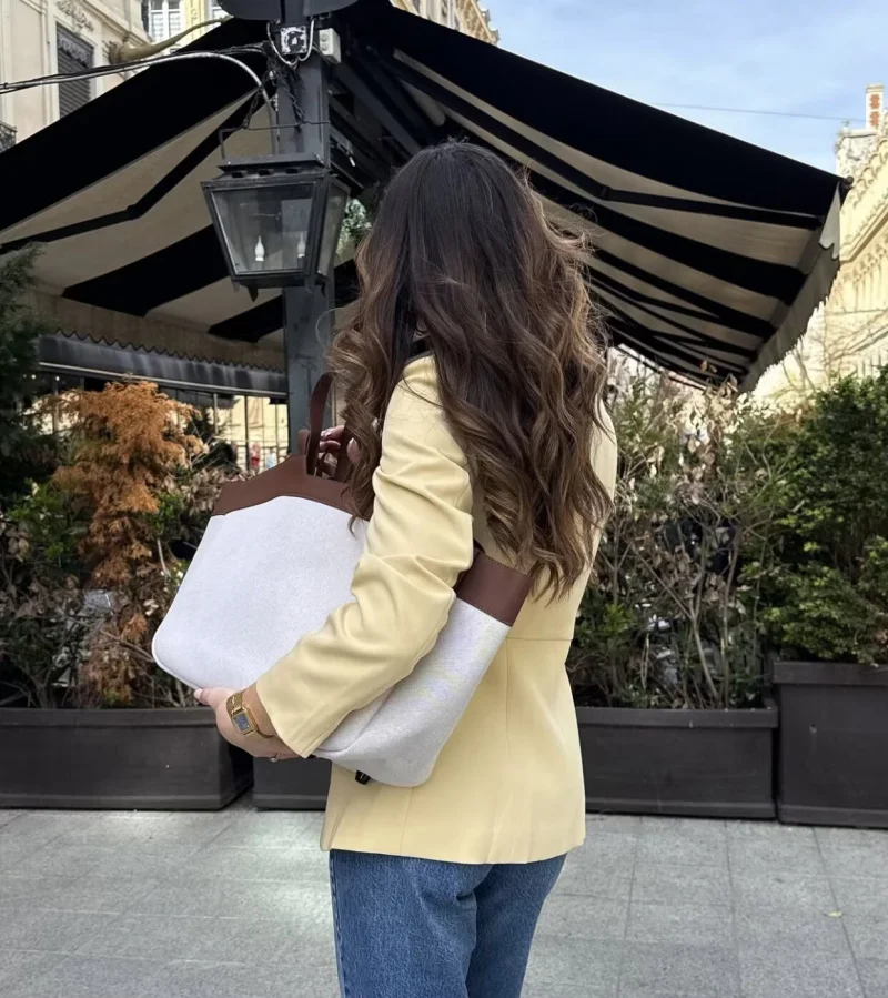 Retro Round Neck Blazer — Image 5