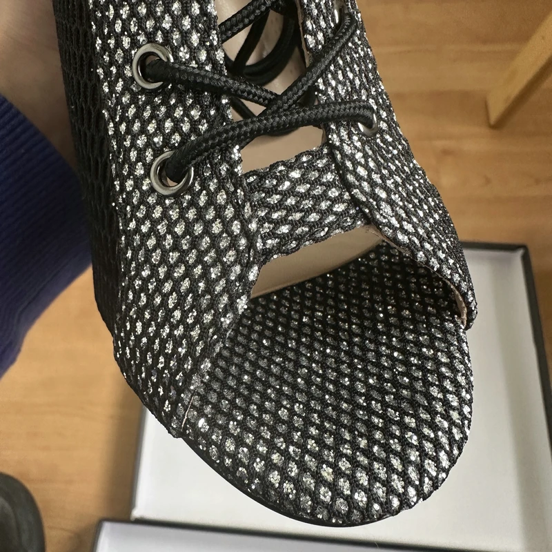 Mesh Summer High Heels — Image 83