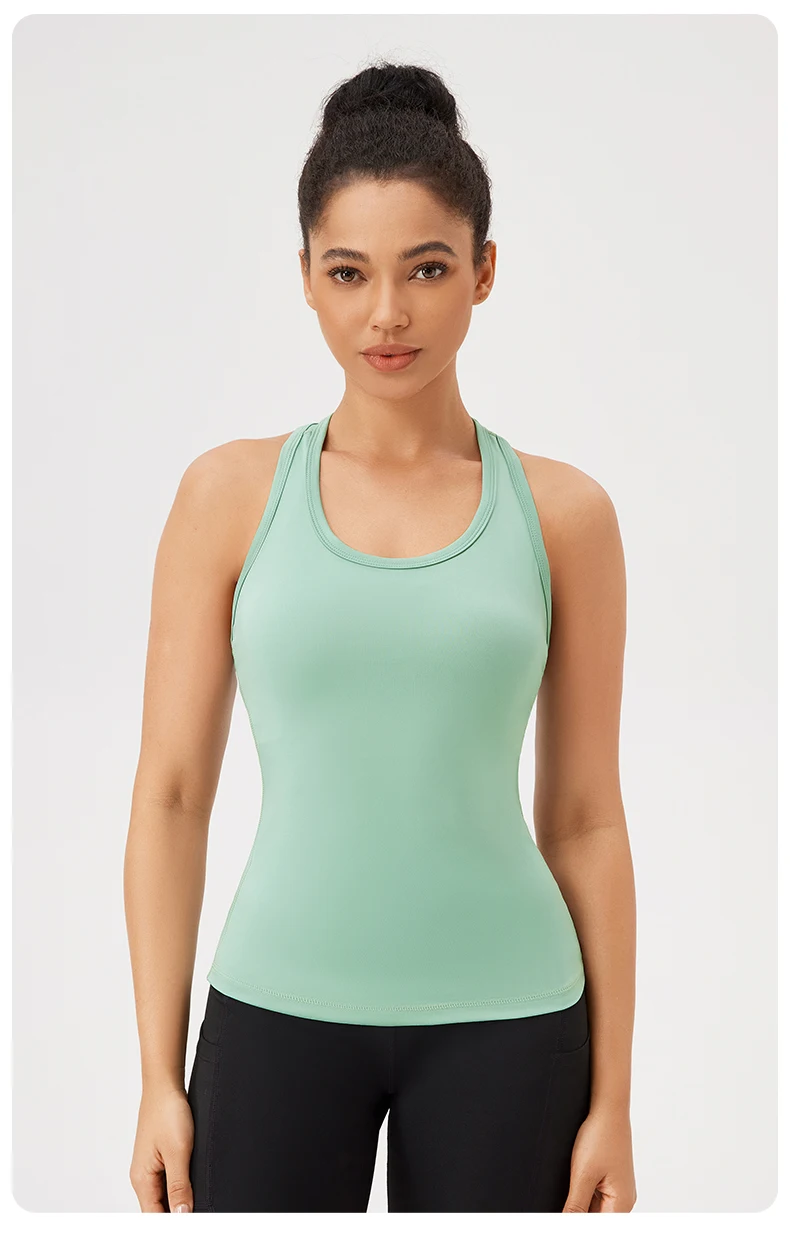 Sleeveless Yoga Fitness Shirt — Image 9