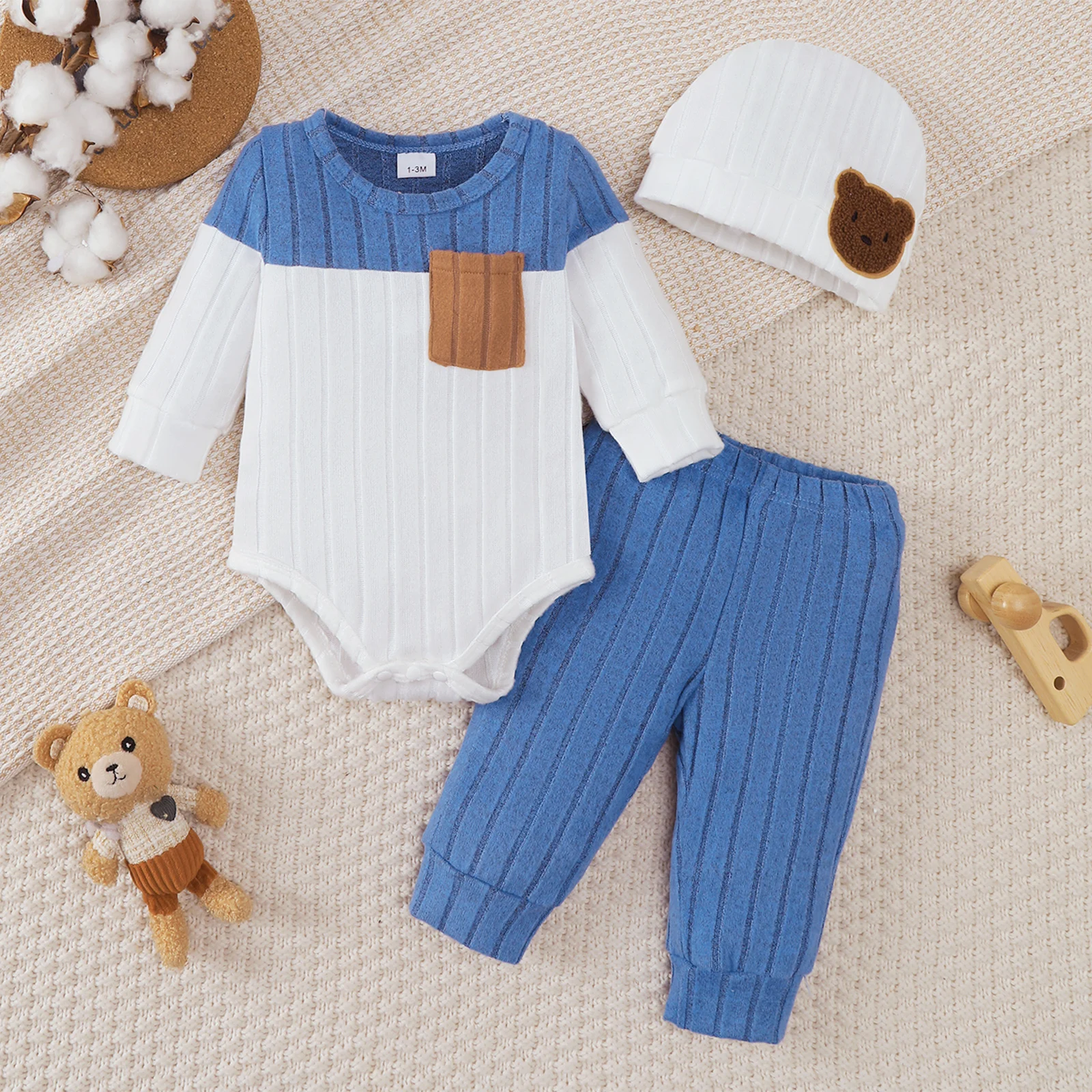 Newborn 3-Piece Long Set — Image 17