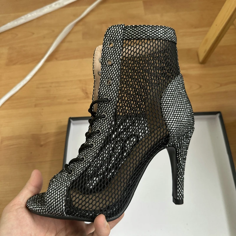 Mesh Summer High Heels — Image 80