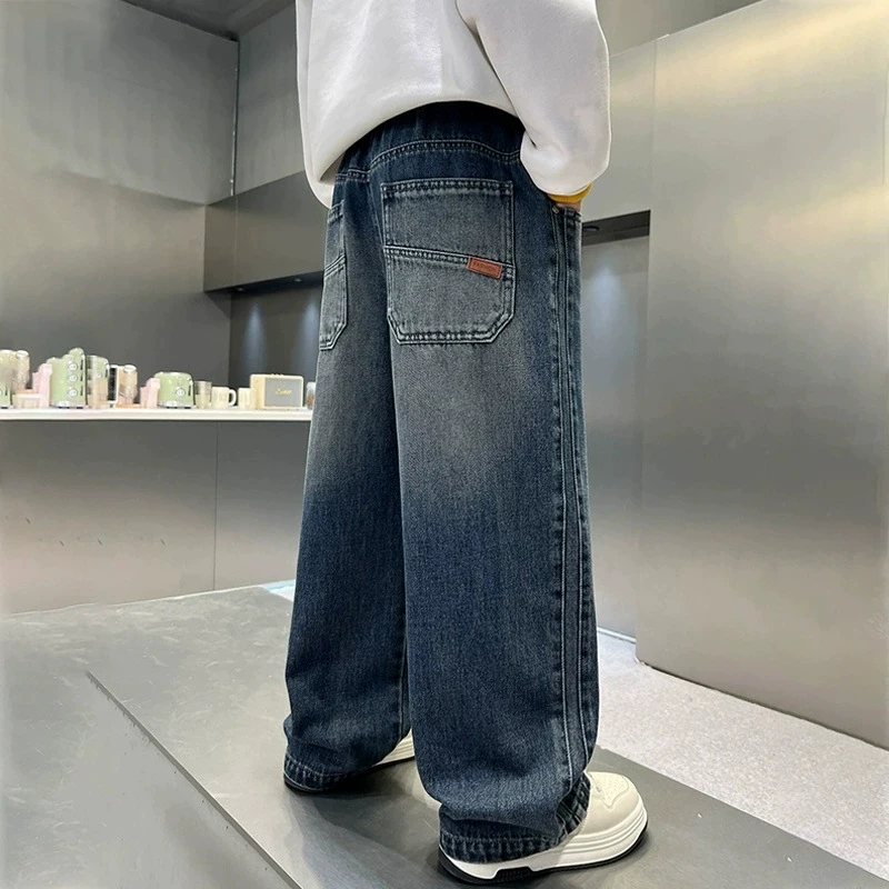 Boys' Autumn Wide-Leg Jeans — Image 19