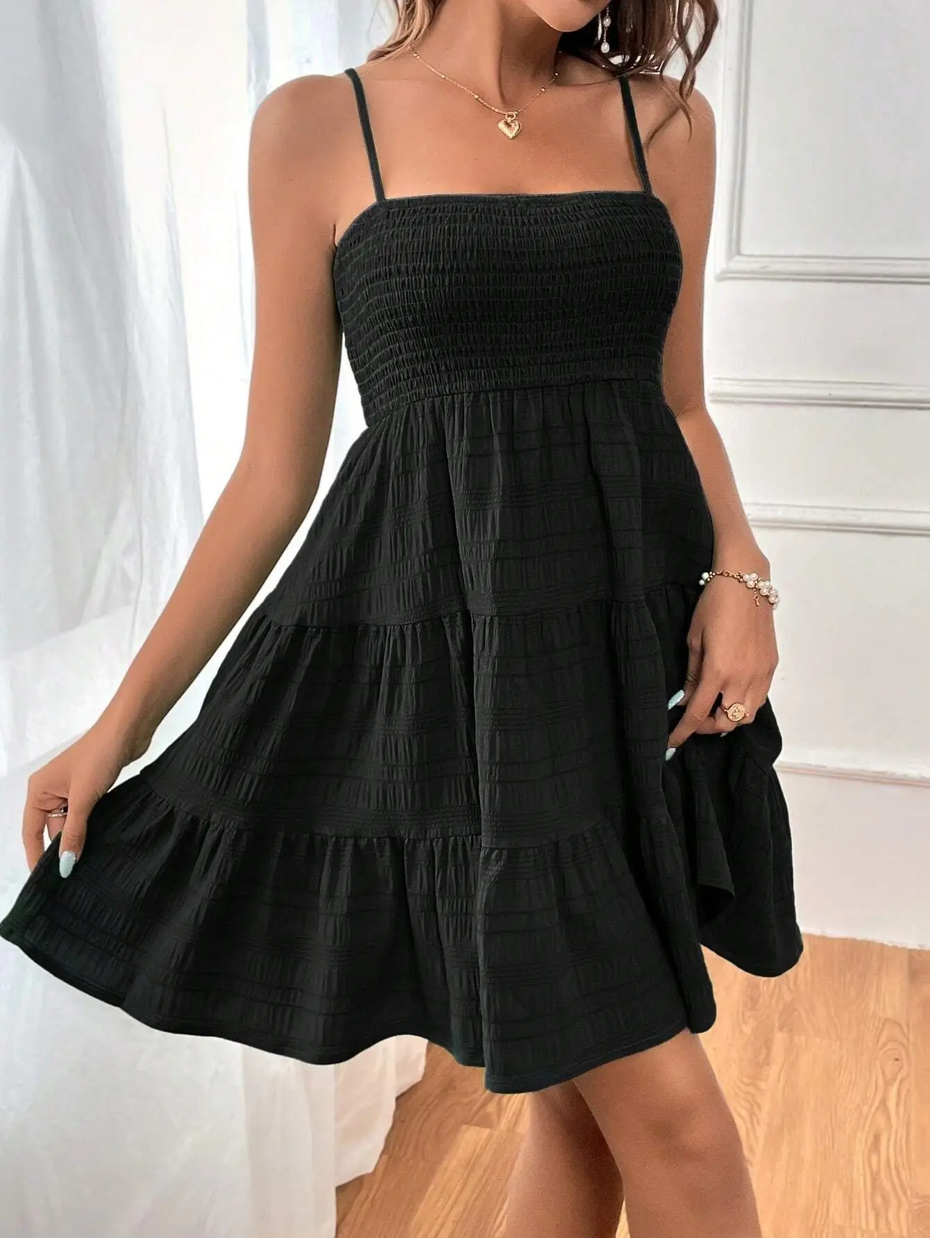 Mini Dress with Straps — Image 14