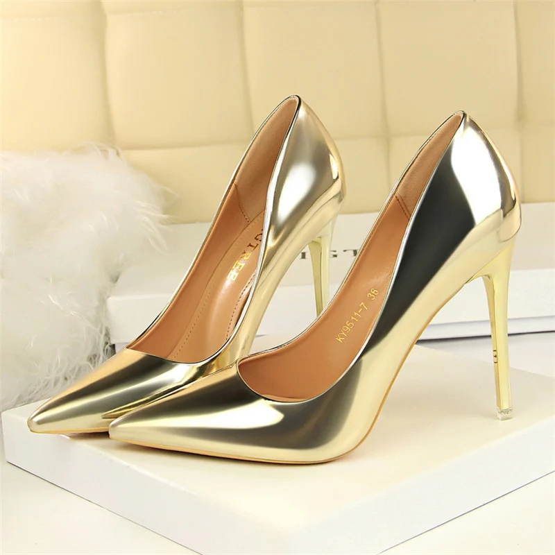Leather High Heels — Image 19