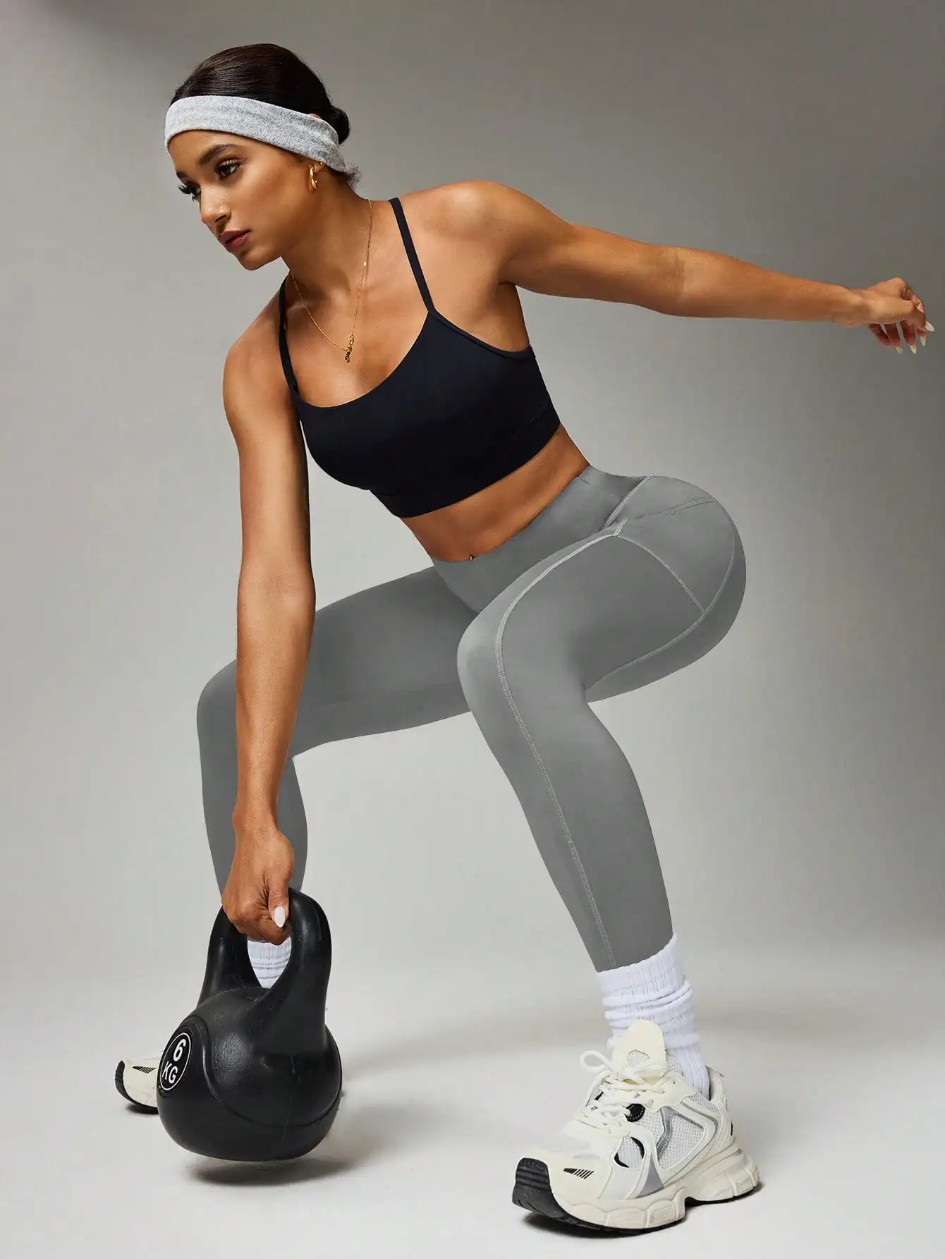 High Waist Yoga Leggings with Pockets — Image 7