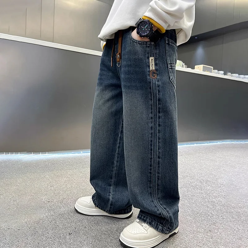 Boys' Autumn Wide-Leg Jeans — Image 18