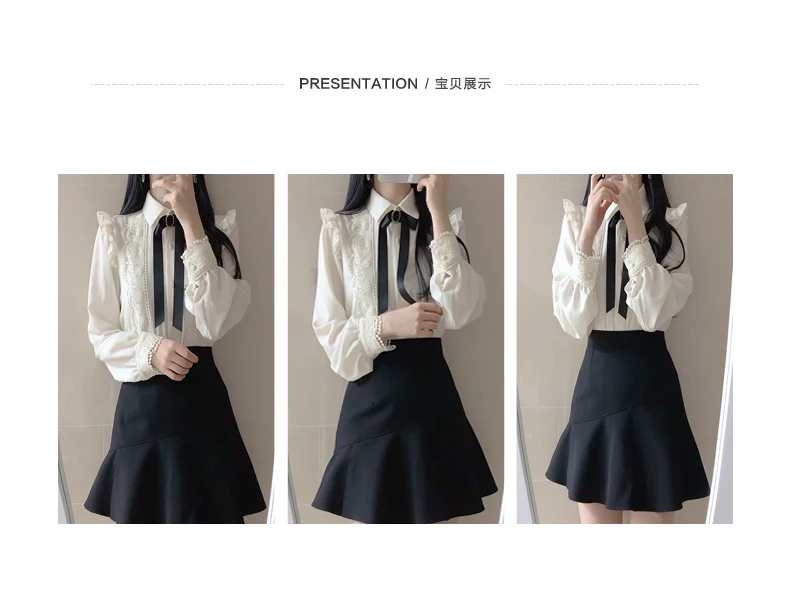 Girls' Preppy Formal Shirt — Image 7