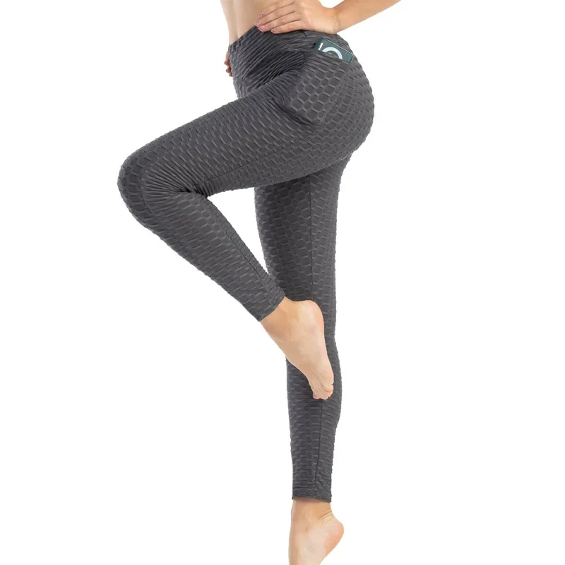 Stretchy Gym Leggings with Pocket — Image 11
