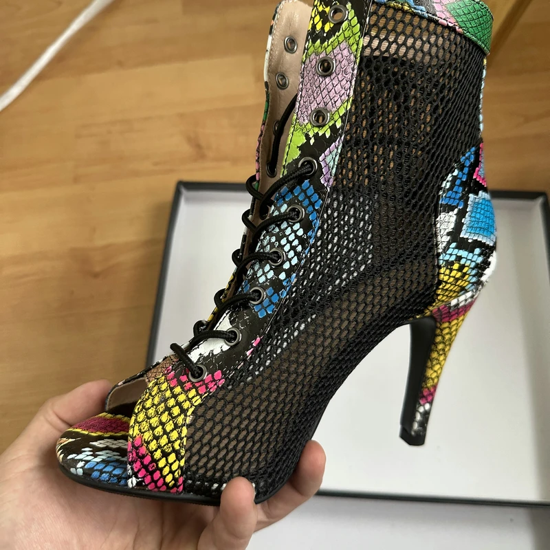 Mesh Summer High Heels — Image 89