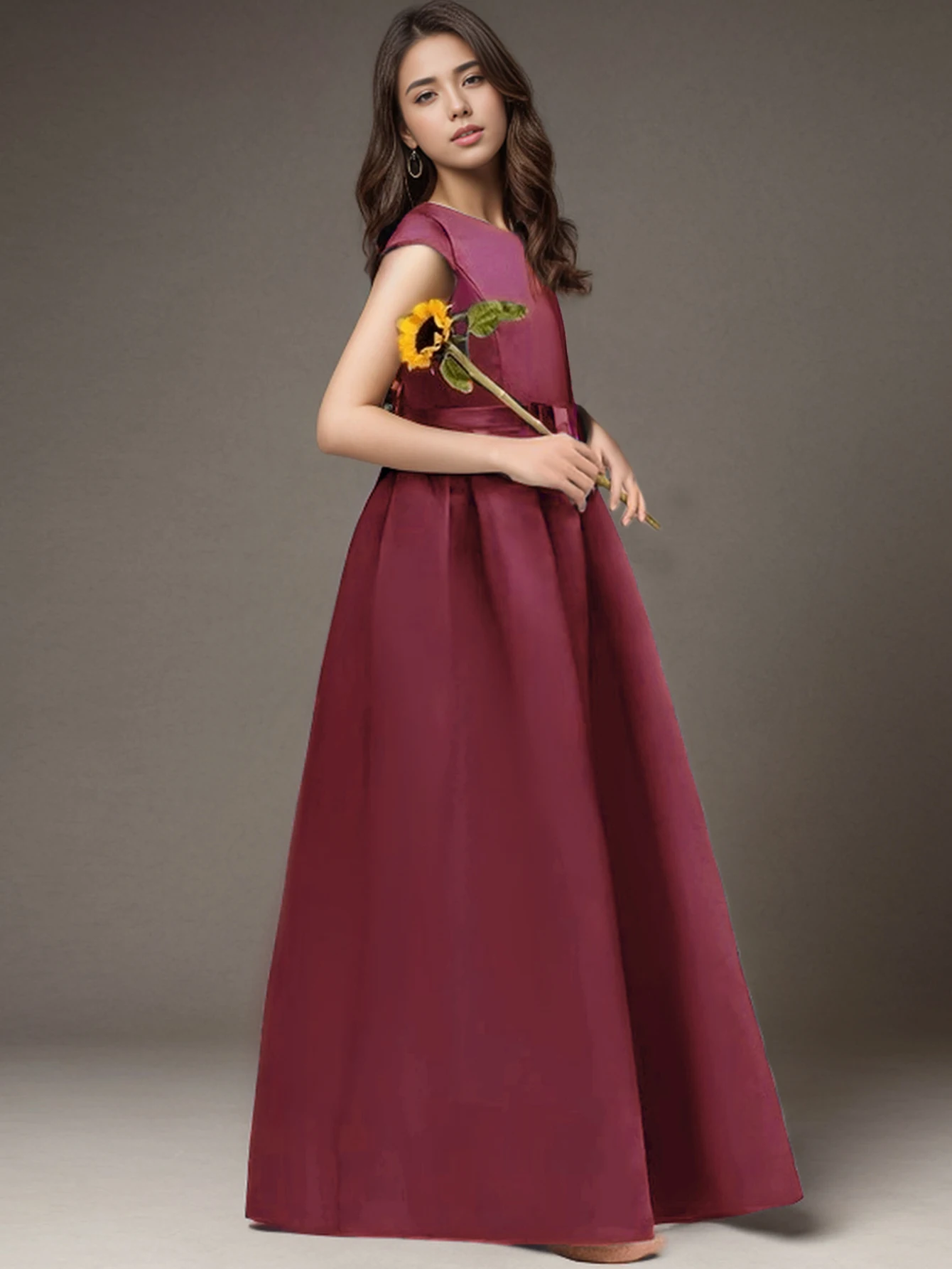 Girls' Open-Back Formal Dress — Image 15