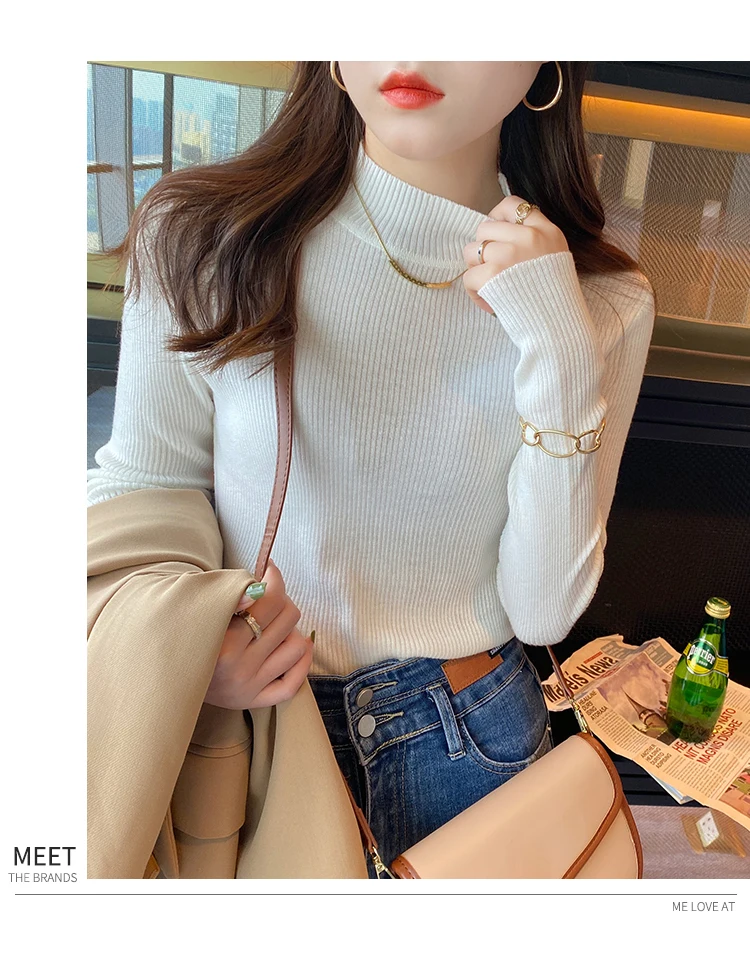 Vintage Solid Winter Sweater — Image 22