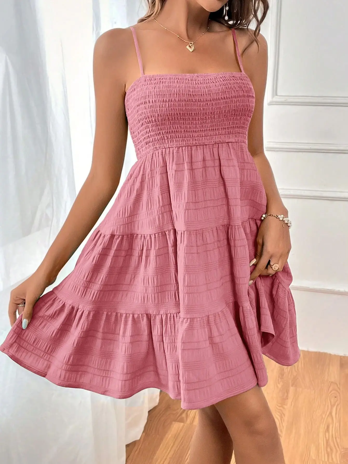 Mini Dress with Straps — Image 32