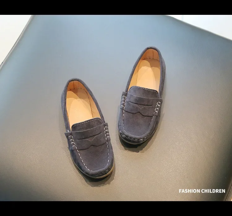 Boys' Solid Leather Shoes — Image 13