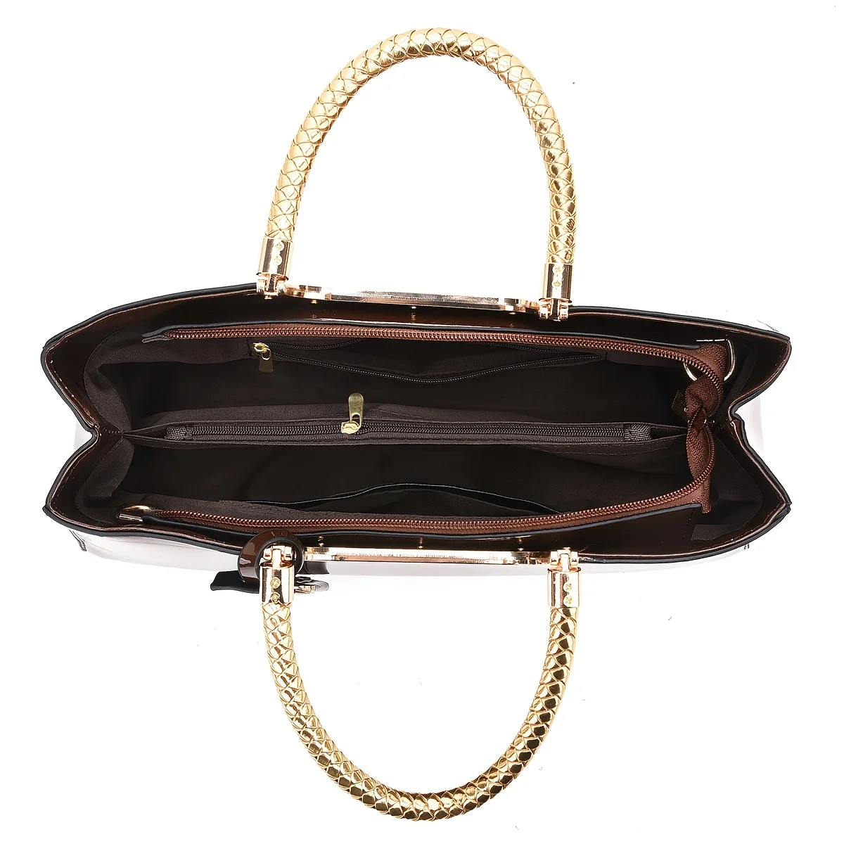 Faux Leather Handbag — Image 3