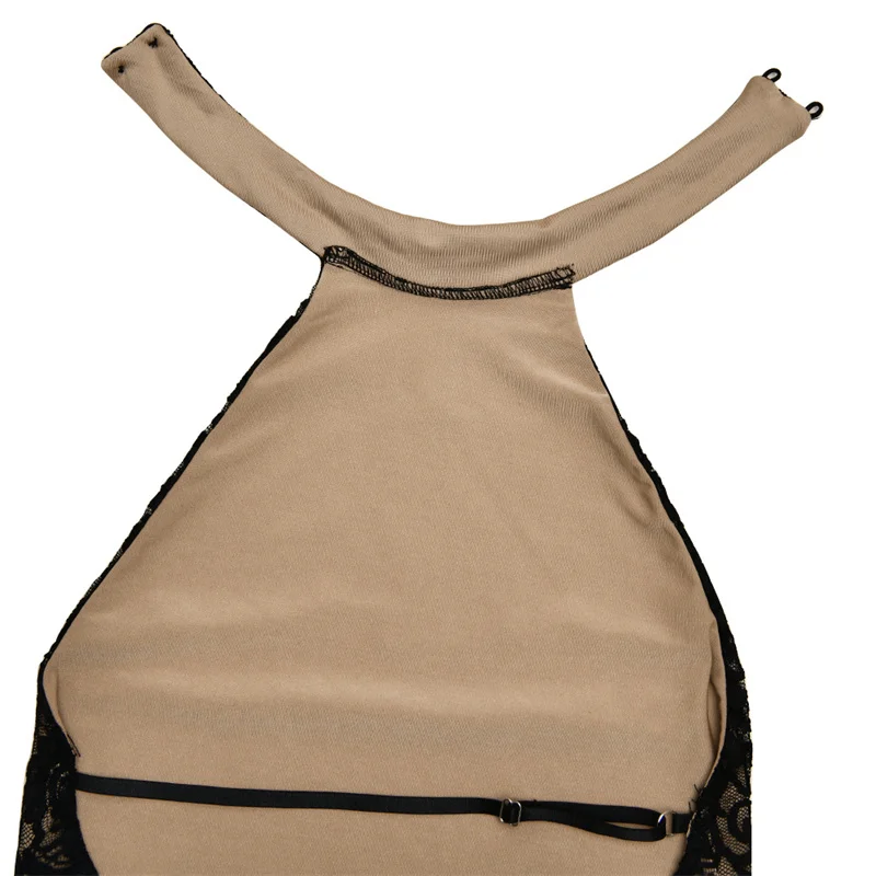 Lace Backless Halter Jumpsuit — Image 10