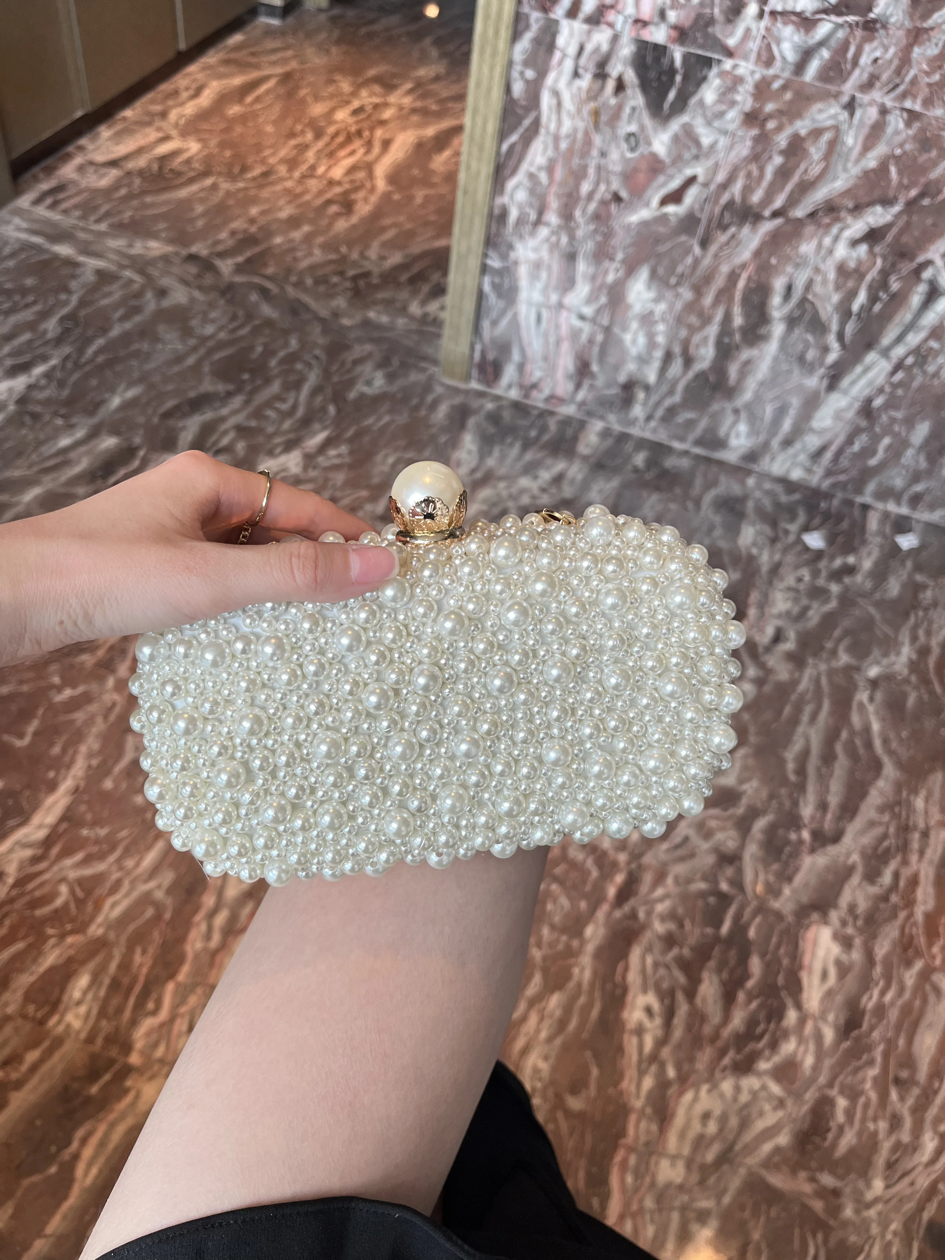 Handmade Shoulder Bag with Chain — Image 17