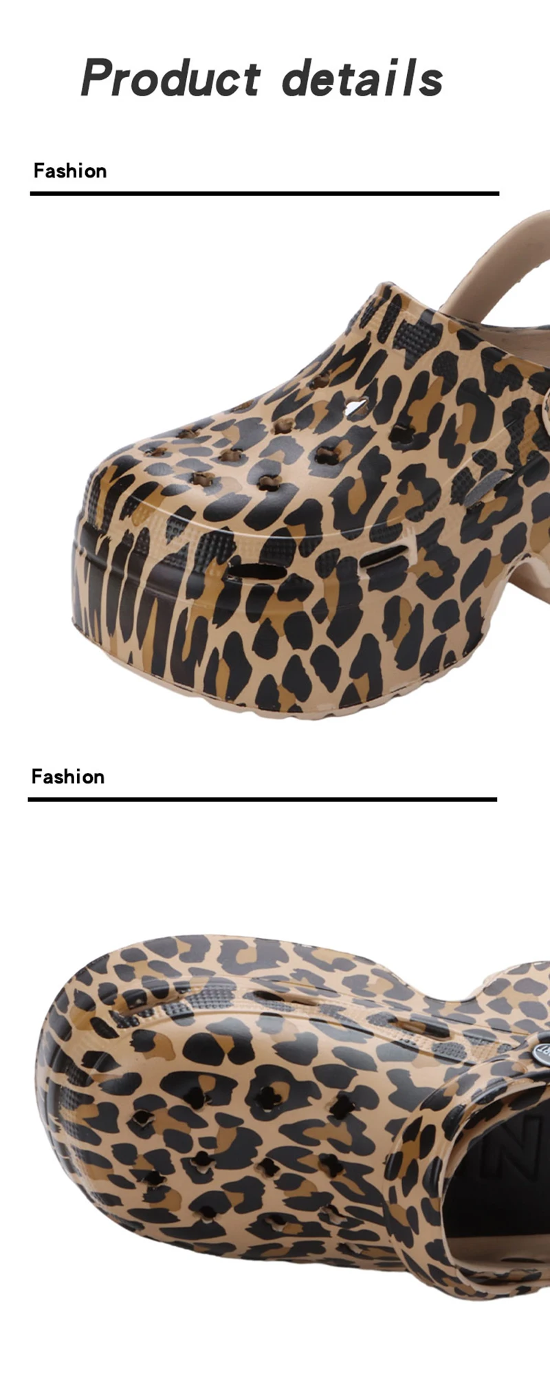 Thick Leopard Print Heels — Image 9