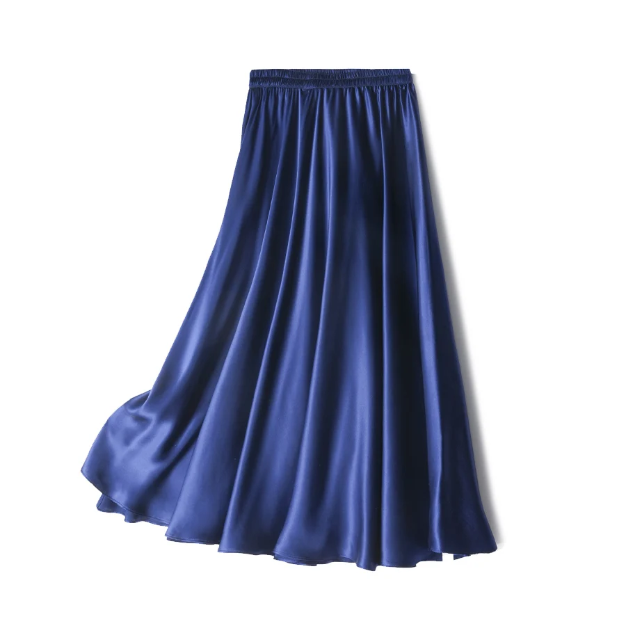 Silk Pleated Skirt — Image 18