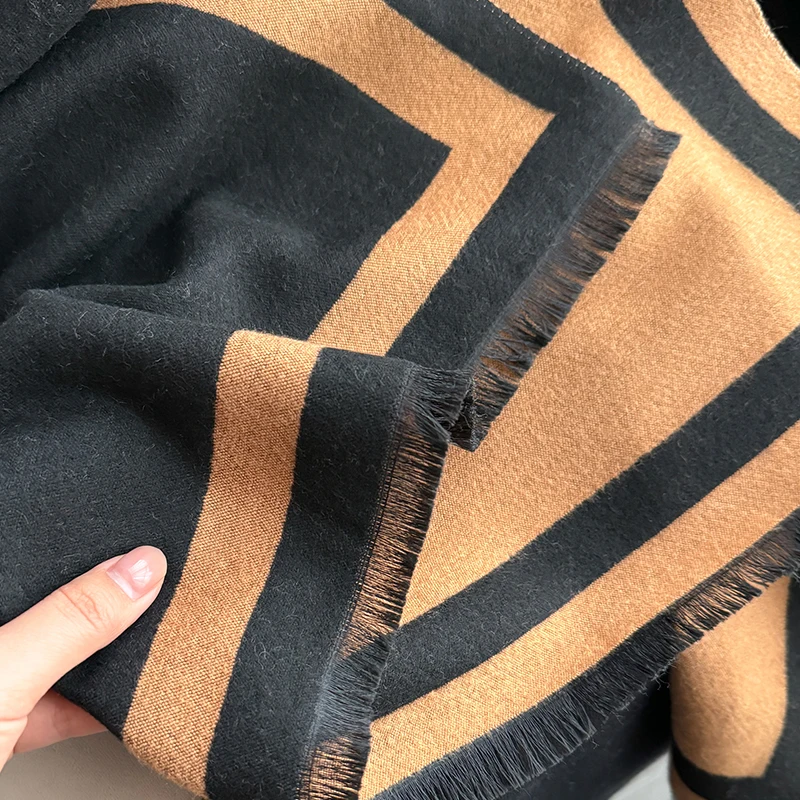 Warm Solid Scarf — Image 3