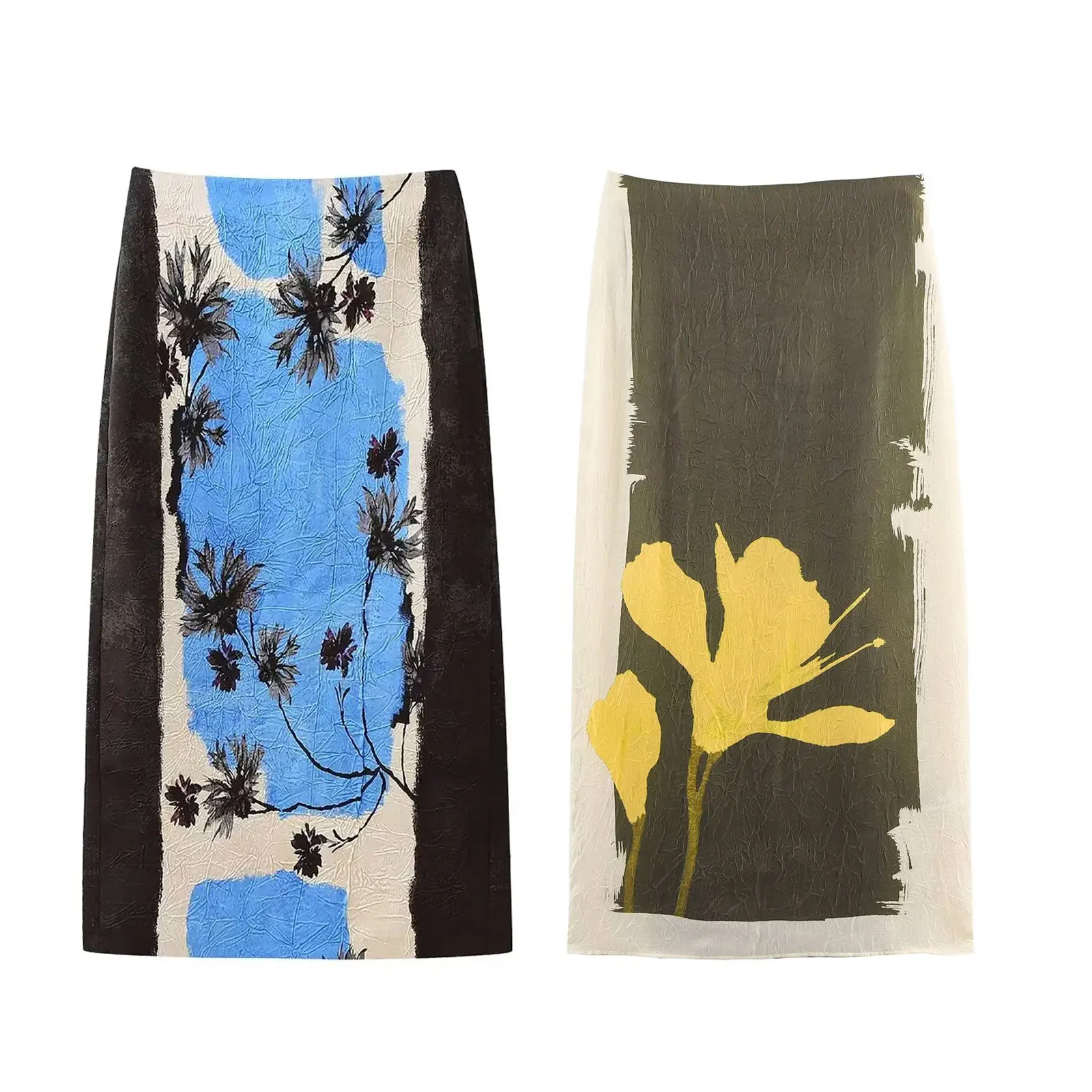 Spring Long Skirt with Zipper — Image 6