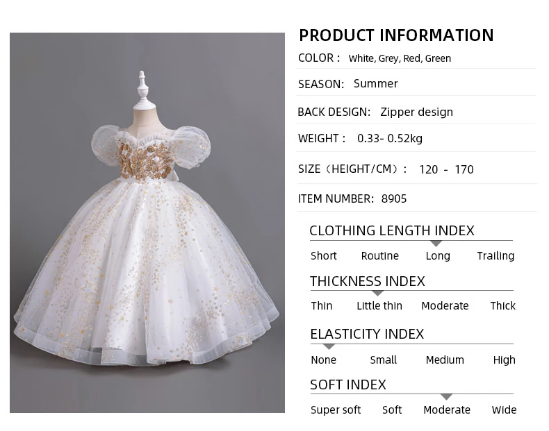 Girls' Sleeveless Summer Long Dress