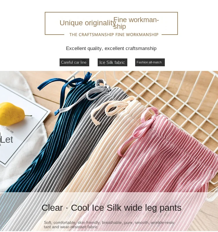 Kids' Pleated Summer Wide-Leg Pants — Image 2
