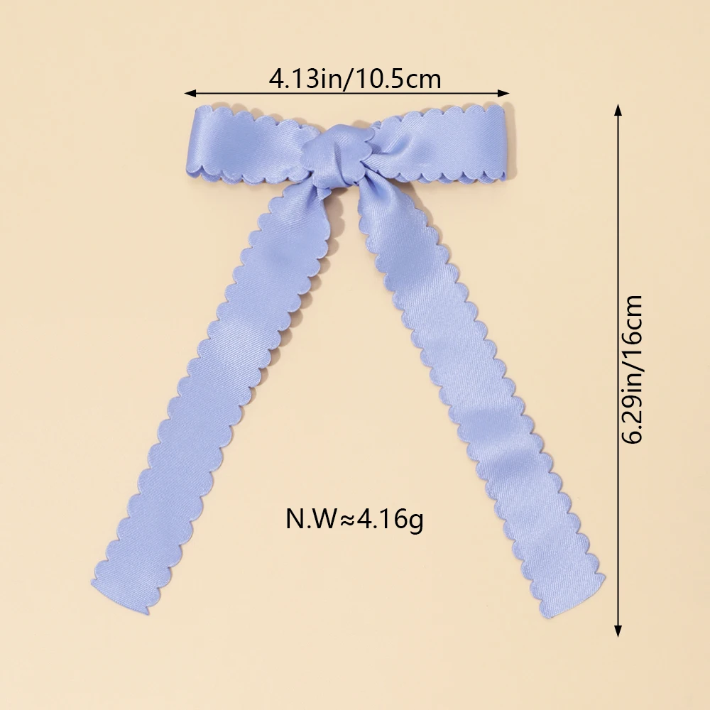 Girls' Elegant Satin Hair Accessory with Bow — Image 10