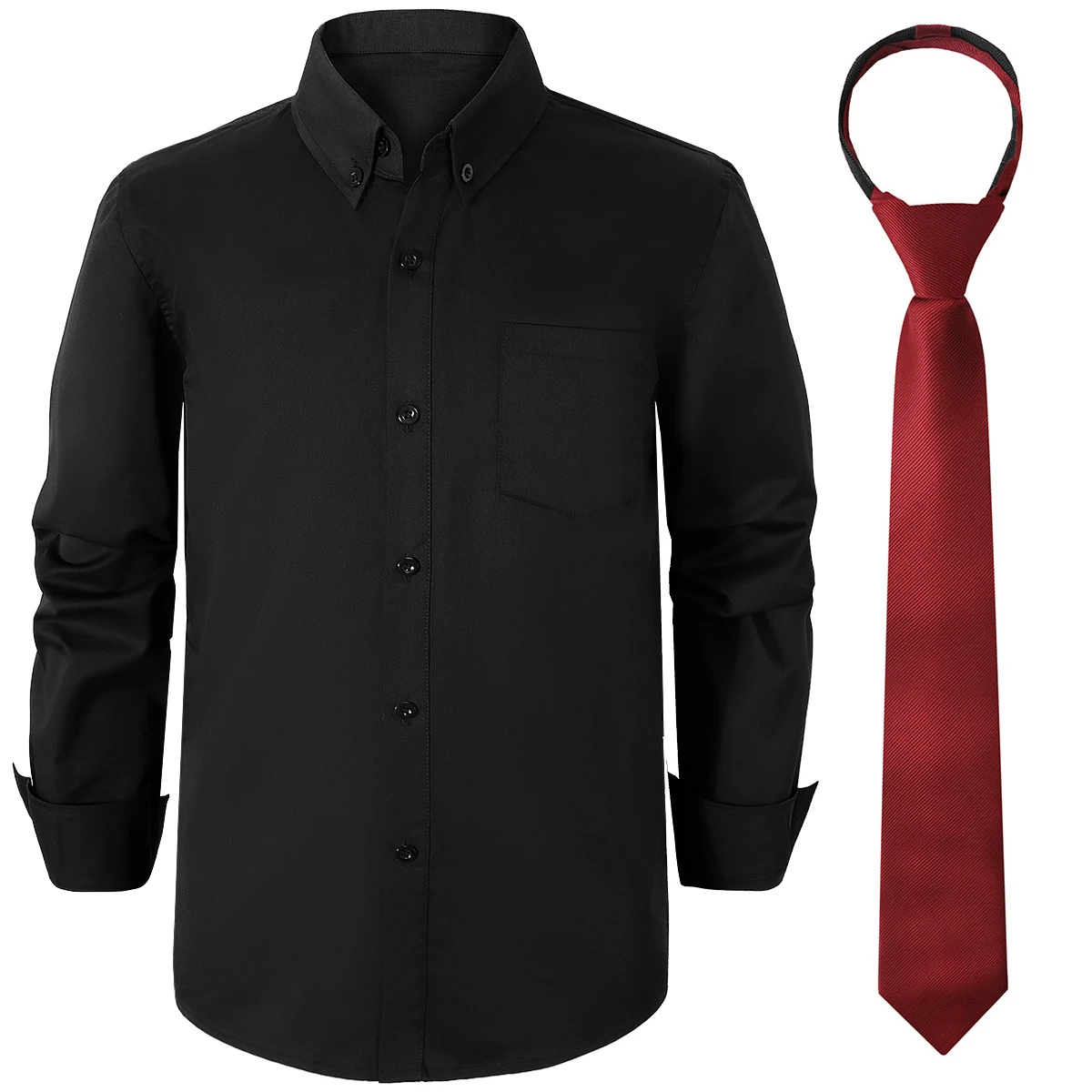 Black With Tie