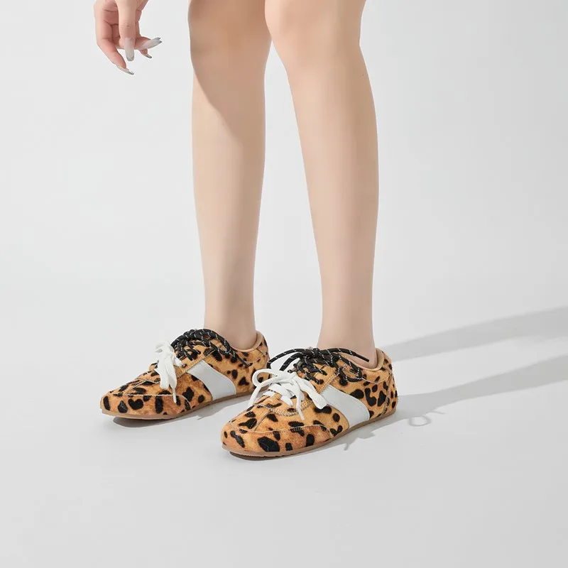 Leather Flat Shoes — Image 10