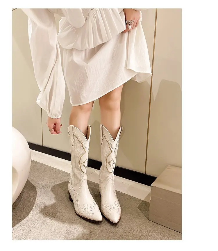Embroidered Autumn Heels — Image 5