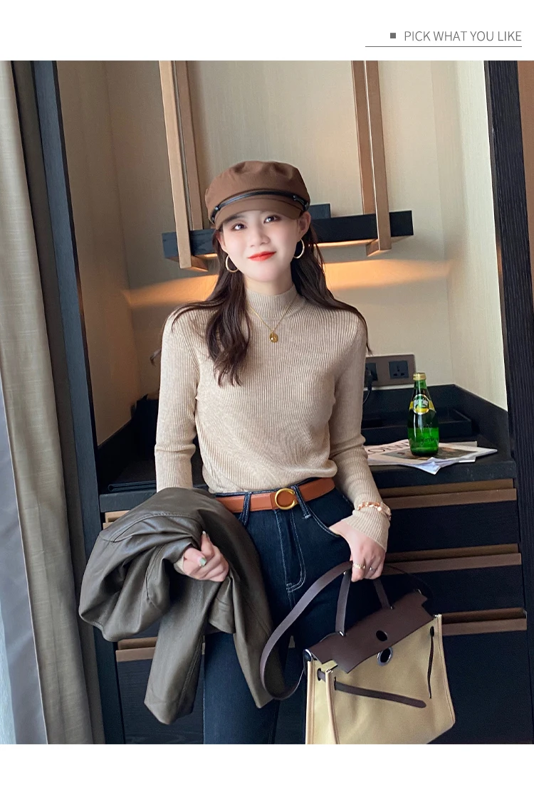 Vintage Solid Winter Sweater — Image 16