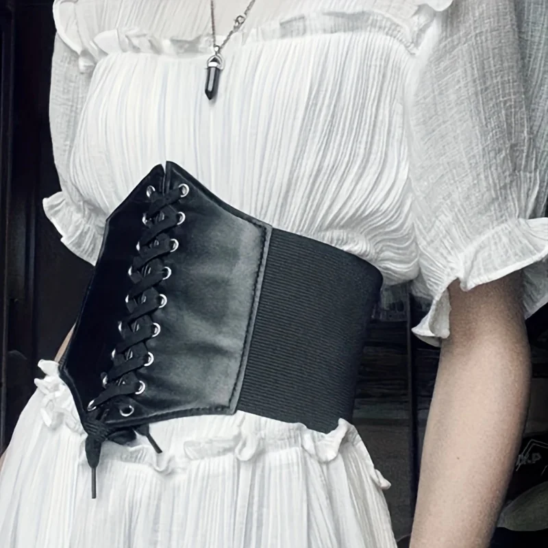 Punk Faux Leather Belt — Image 6